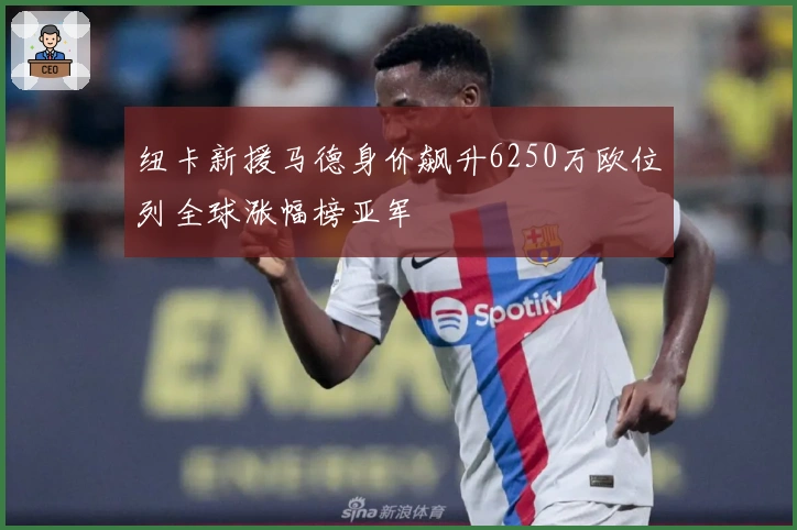 纽卡新援马德身价飙升6250万欧位列全球涨幅榜亚军